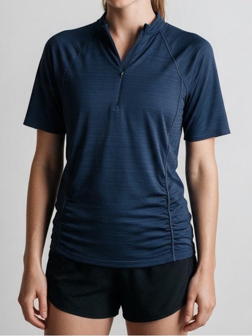 Athleta Navy Pacifica UPF Tee 2 | Size L (Tall)